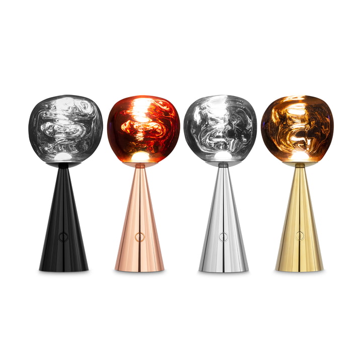 Tom Dixon - Melt LED Tischleuchte mit Akku, Gruppe