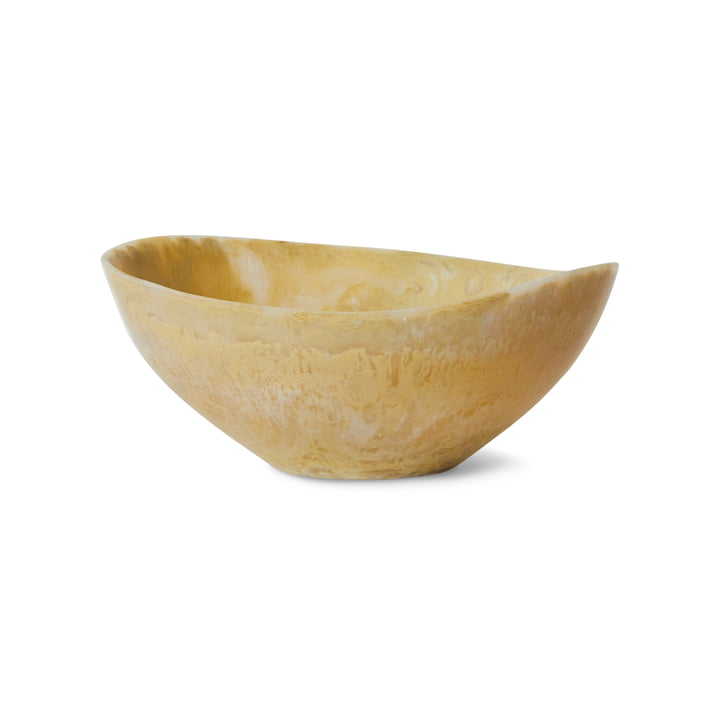 HKliving - Patio Salatschale, Ø 22,5 cm, mustard