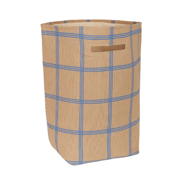 Nobodinoz - Vibes Aufbewahrungskorb, large, braun / blau