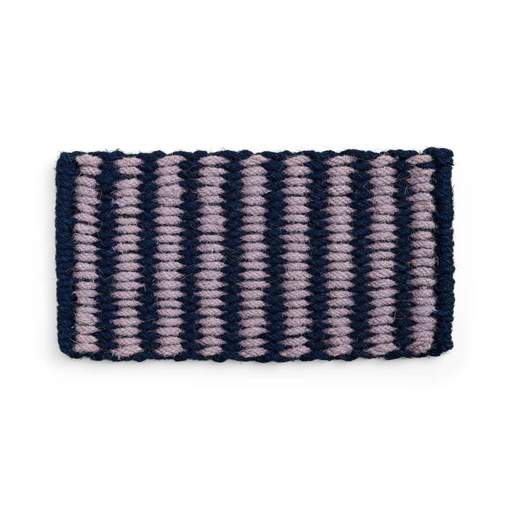 HAY - Coco Fussmatte, stripe wave, lavendel / navy