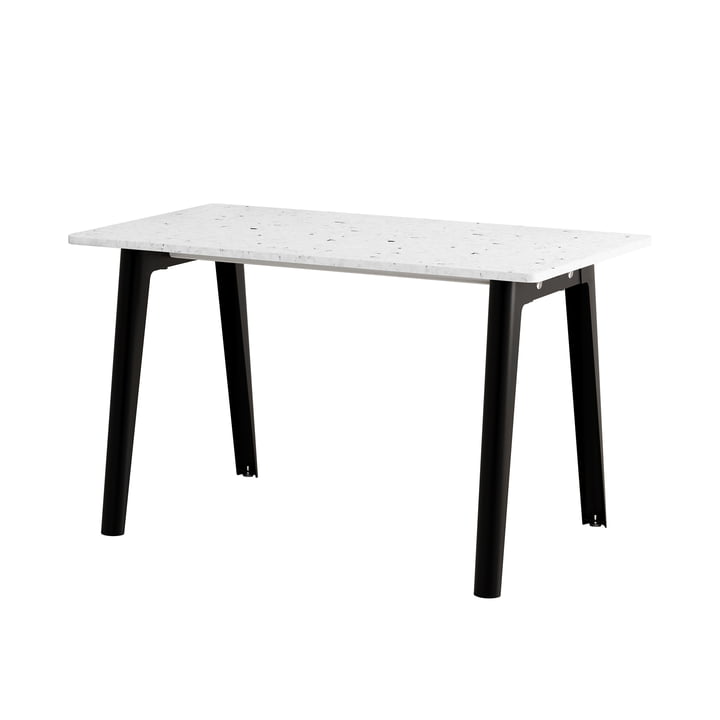 TipToe - NEW MODERN Venezia Schreibtisch, 75 x 130 cm, graphite black