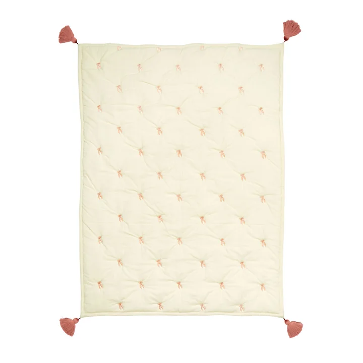 Cam Cam Copenhagen - Bestickte Decke, bows