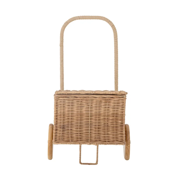 Bloomingville Mini - Penne Kinder-Trolley, L 29 x H 50 cm, Rattan