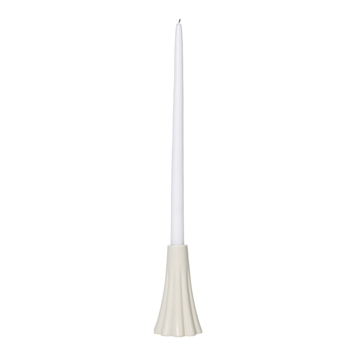 Broste Copenhagen - Heli Kerzenhalter, Ø 8 x 14 cm, cream