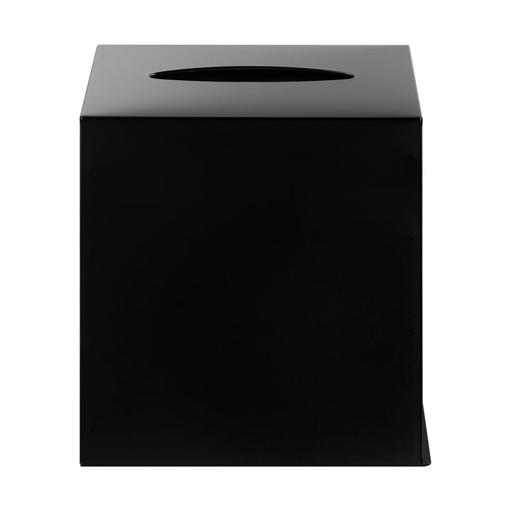 Nexio Kosmetiktuchbox 13,5 x 14 cm, schwarz von Blomus