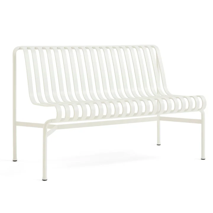 HAY - Palissade Dining Bench ohne Armlehnen, cremeweiss