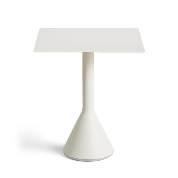 HAY - Palissade Cone Bistrotisch 65 x 65 cm, H 74 cm, cremeweiss