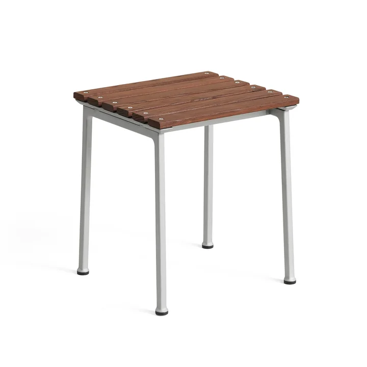 HAY - Traverse Hocker, aluminium / Esche geölt