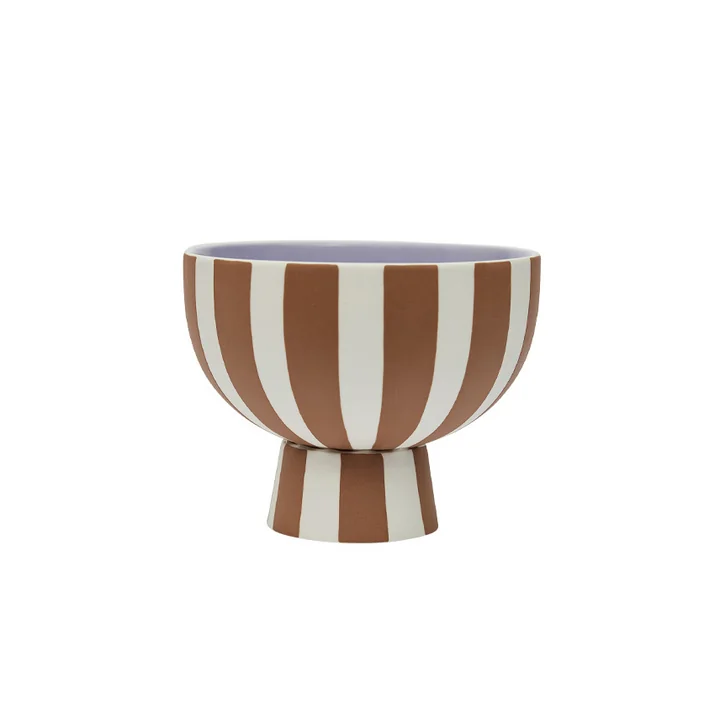 OYOY - Toppu Schale Ø 12,5 x H 10 cm, caramel / lavender