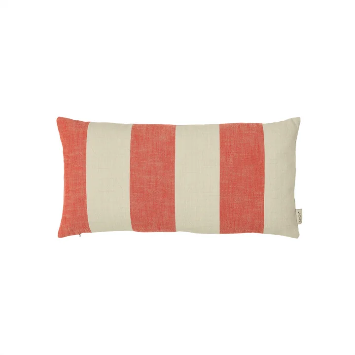 OYOY - Kara Kissenbezug, 30 x 60 cm, cherry red