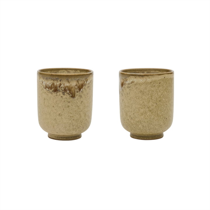 OYOY - Nori Becher, latte (2er-Set)