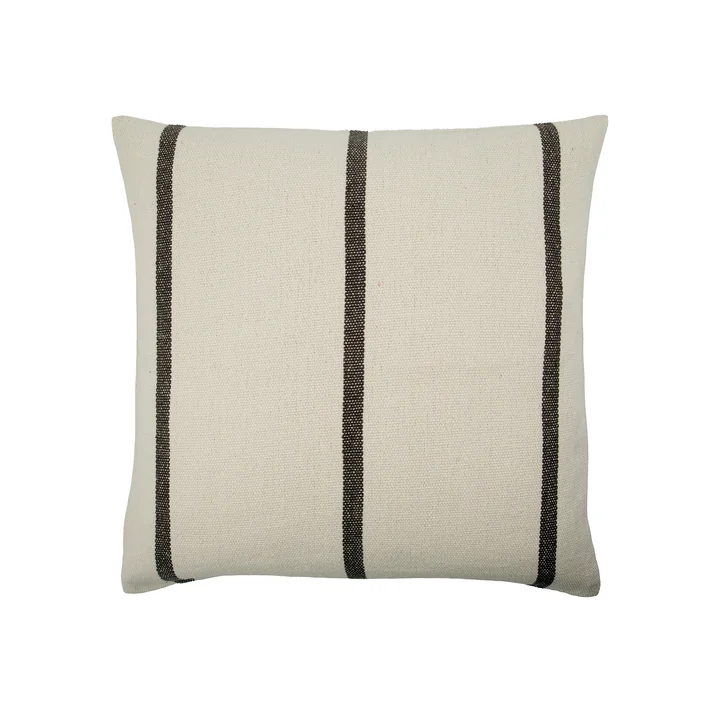 House Doctor - Nula Kissenbezug, 50 x 50 cm, dunkelbraun