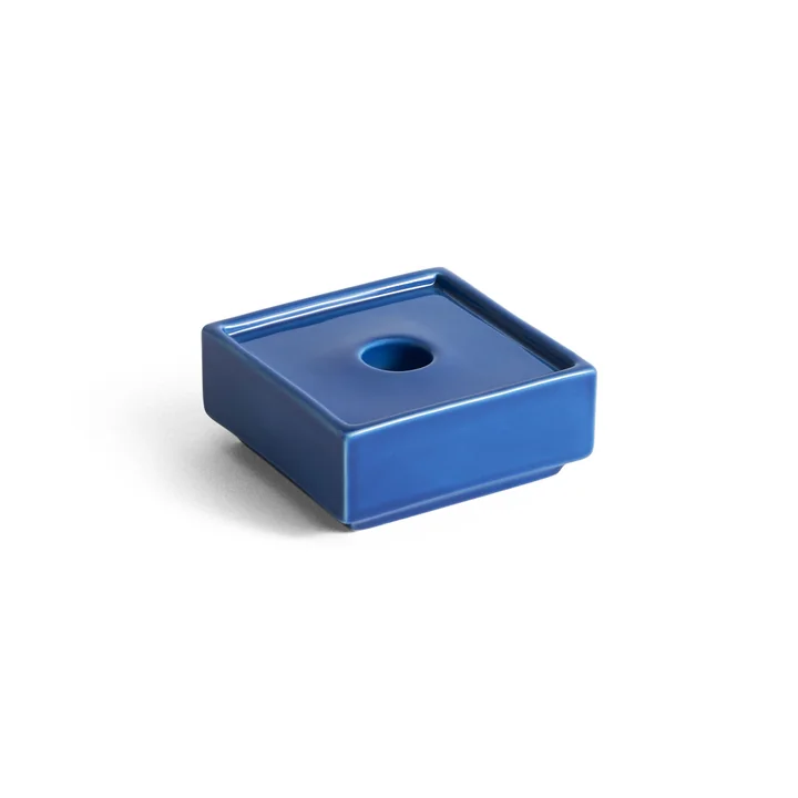 HAY - Mattone Kerzenhalter S, blau
