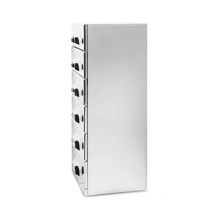 HKliving - Kommode mit 6 Schubladen, chrom