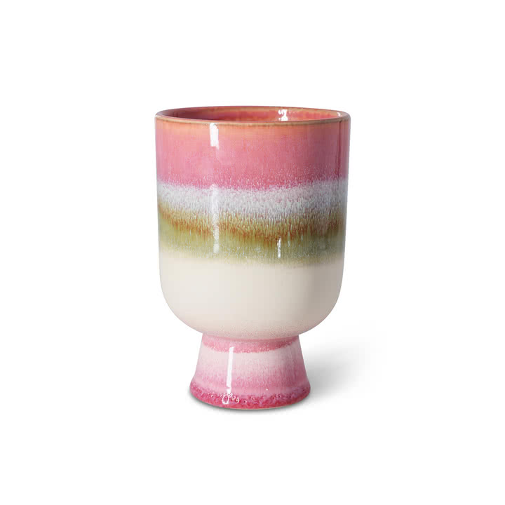 HKliving - Retro Blumentopf Ø 13 cm, rosefield