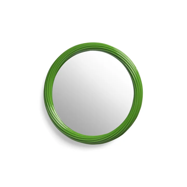 &klevering - Churros Spiegel, Ø 33,5 cm, grün