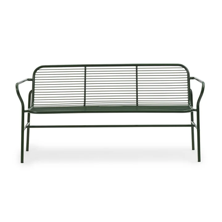 Normann Copenhagen - Vig Dining Bench, dunkelgrün