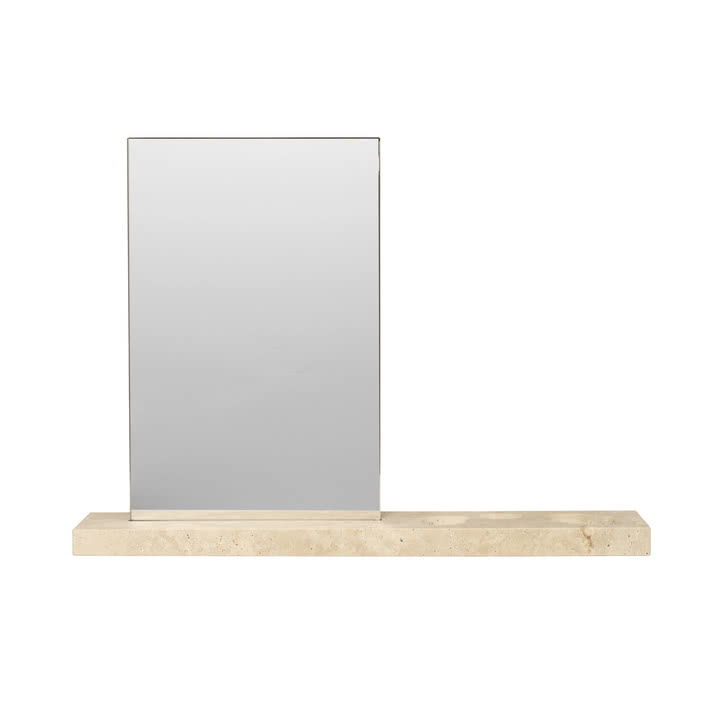 Ferm Living - Caseta Tischspiegel, beige
