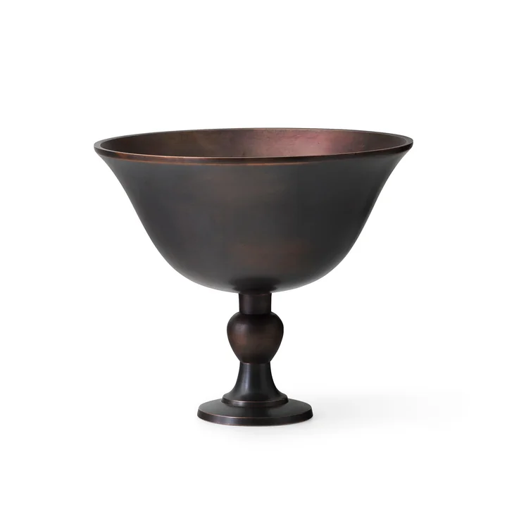 Audo - Pavot Schale, H 17,6 cm, dunkelbraun