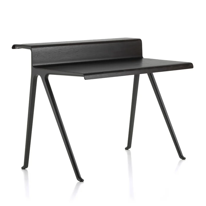 Vitra - Courier Schreibtisch, Eiche dunkel / tiefschwarz