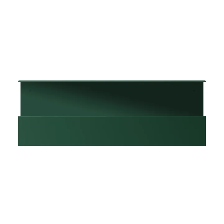 Nichba Design - Schuhregal, 35 x 100 cm, moosgrün