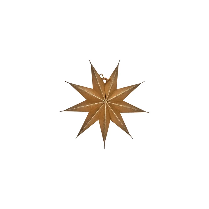 House Doctor - 9 Point Weihnachtsstern Ø 30 cm cm, natur / champagner