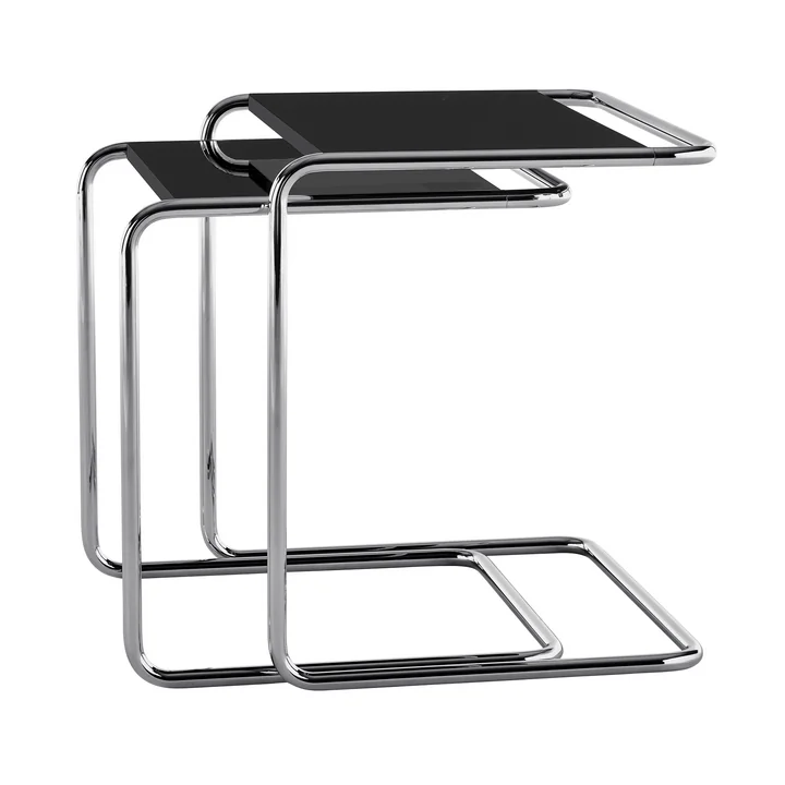 Thonet - B 97 Serious Satztisch-Set, Titan / graphit-schwarz (2er-Set) (JS. by Jil Sander)