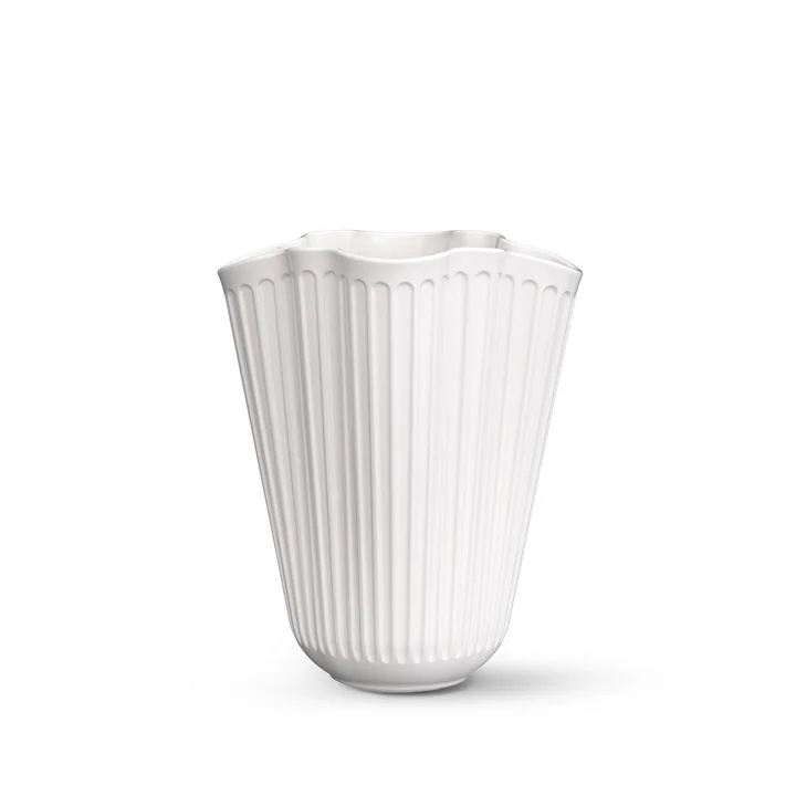 Kähler Design - Hammershøi Unfold Vase, H 16,5 cm, weiss