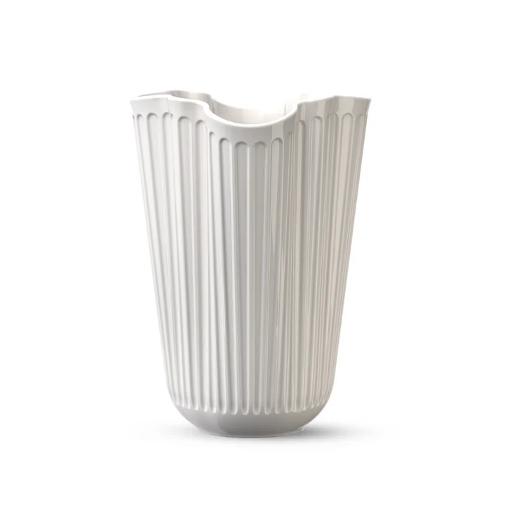 Kähler Design - Hammershøi Unfold Vase, H 20,5 cm, weiss