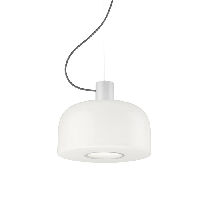 Flos - Bellhop S1 Glass Pendelleuchte, weiss