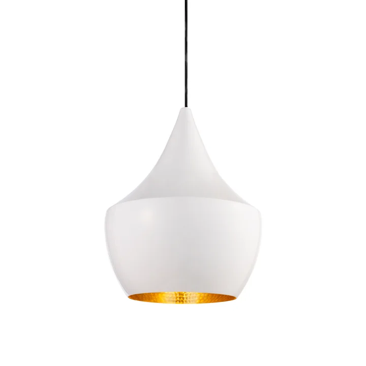 Tom Dixon - Beat Fat LED Pendelleuchte, weiss
