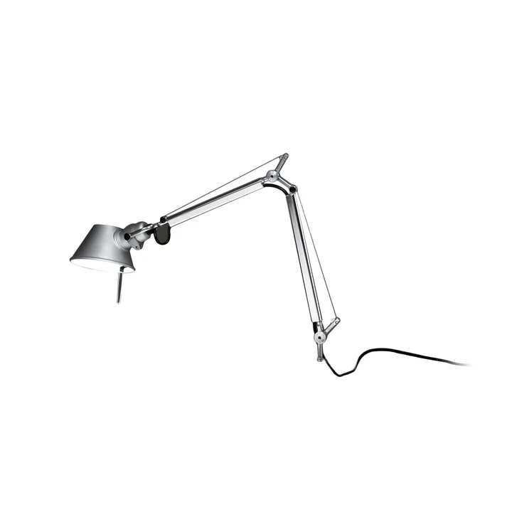 Tolomeo Mini LED Tischleuchte ohne Halterung von Artemide in der Ausführung Aluminium