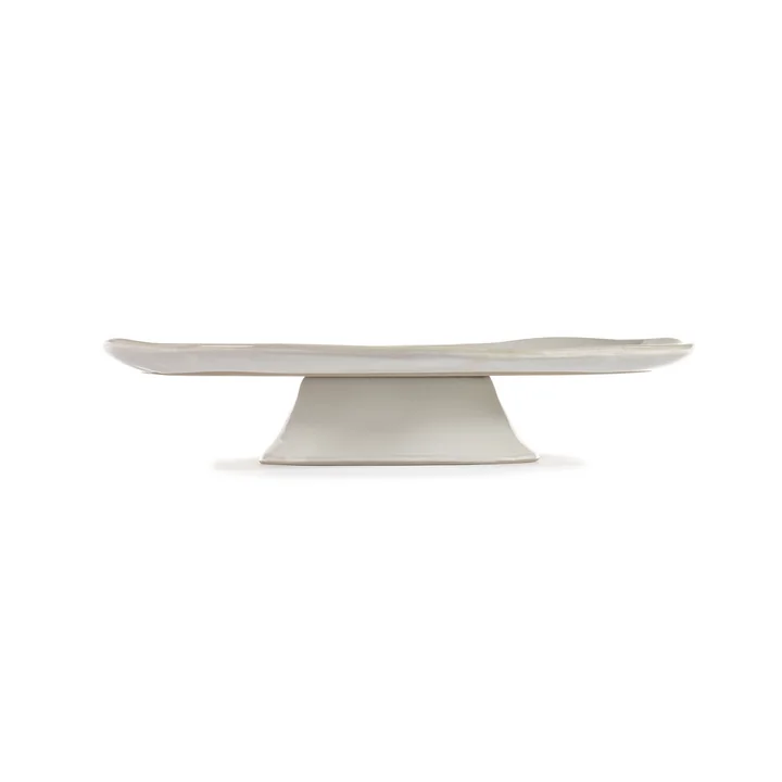 Serax - La Mère Grosser Teller mit Fuss, off-white