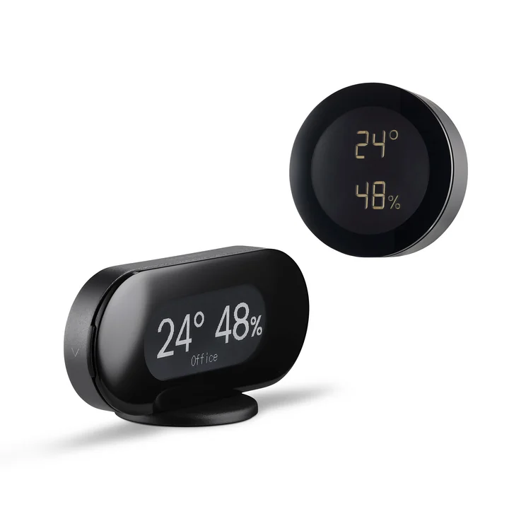 Jacob Jensen - Klimastation mit Sensor, schwarz