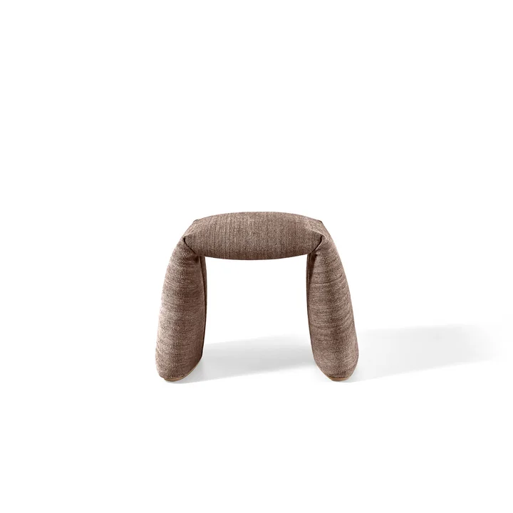 nanimarquina - Folded Bank, small, 60 x 45 cm, graubraun