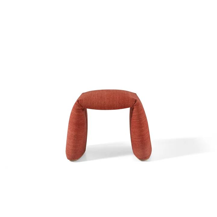 nanimarquina - Folded Bank, small, 60 x 45 cm, safranrot