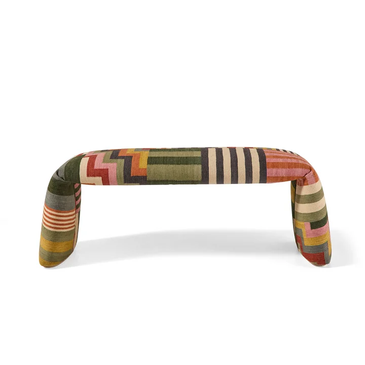 nanimarquina - Folded Bank, large, 120 x 45 cm, mehrfarbig