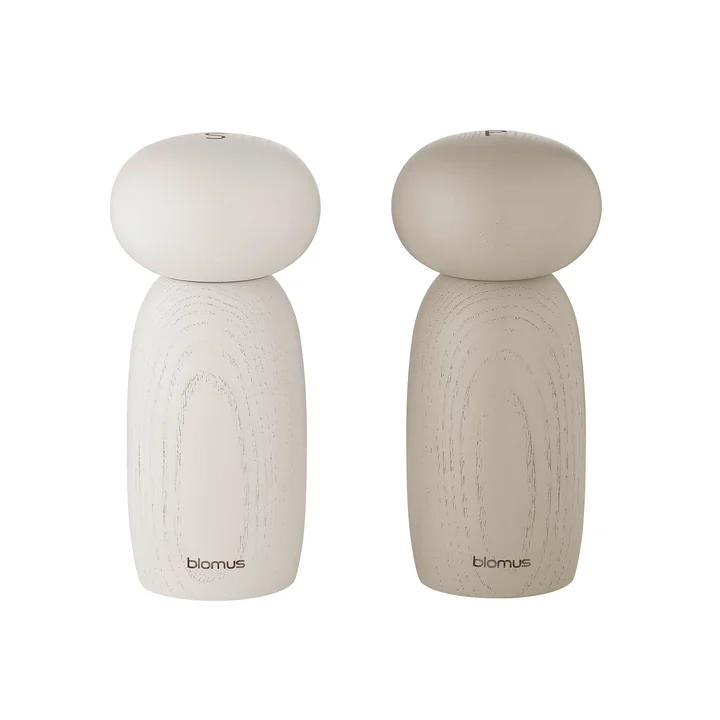 Blomus - Moli Salz- und Pfeffermühle, moonbeam / nomad (2er Set)