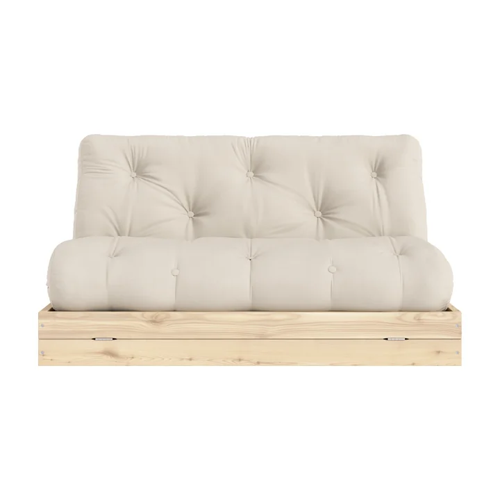 Karup Design - Flip Raw Tagesbett, 140 x 200 cm, Kiefer natur / beige (747)