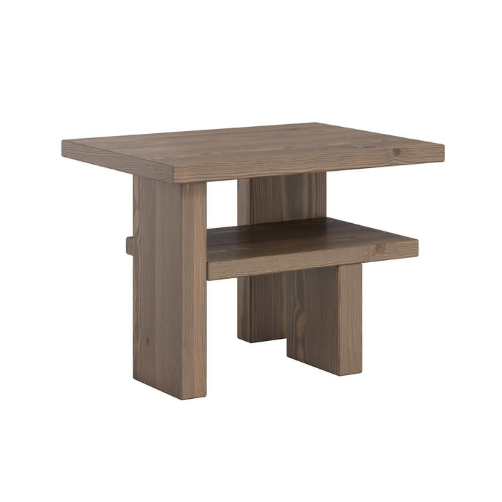 Karup Design - Japan Beistelltisch, 45 x 34 x 32 cm, Kiefer braun