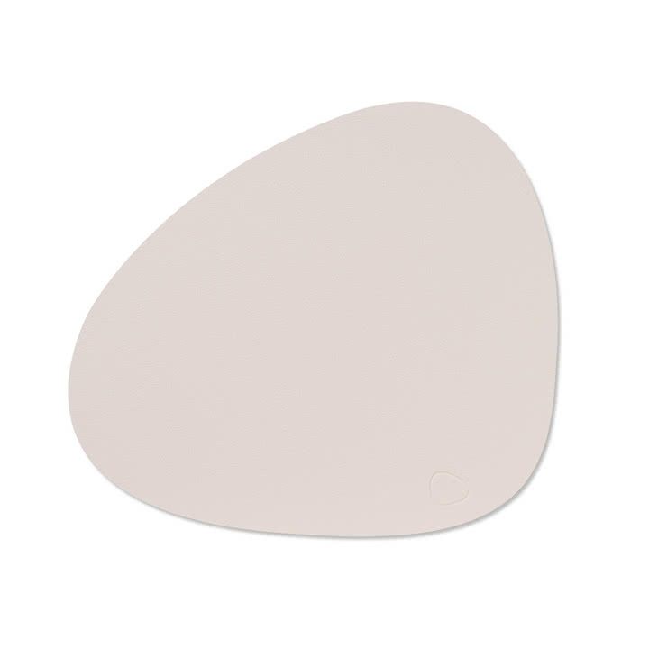 Tischset Curve M, 31 x 35 cm, Nupo soft nude von Lind DNA