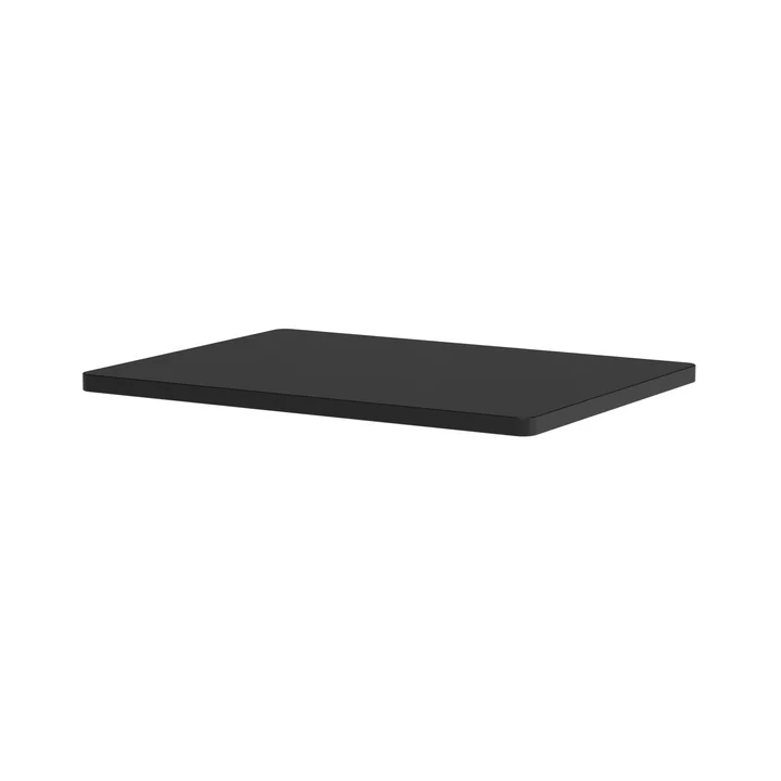 Montana - Abdeckplatte für Panton Wire, 70,1 x 25,7 cm, MDF schwarz
