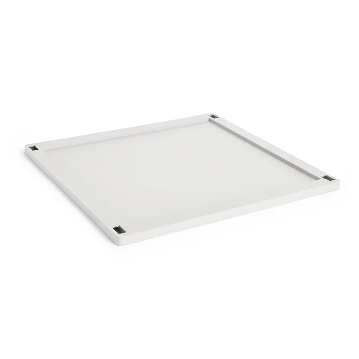 HAY - Colour Crate Square Deckel L, Kunststoff, off-white