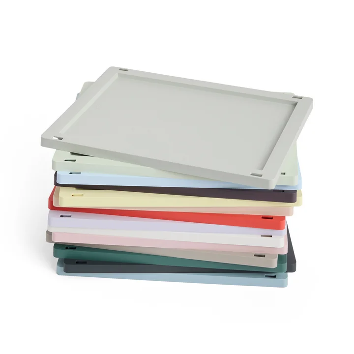 HAY - Colour Crate Deckel M, Kunststoff, Stapel