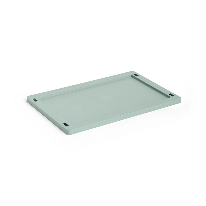 HAY - Colour Crate Deckel S, Kunststoff, salbeigrün