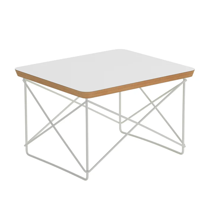 Vitra - Eames Occasional Table LTR, HPL weiss / weiss