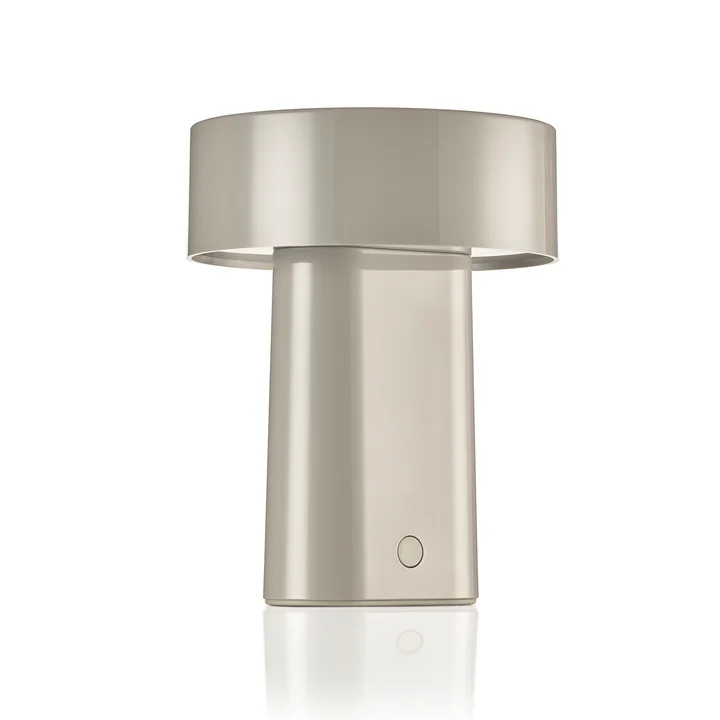 Zone Denmark - Oblong LED Akku-Leuchte, warm grey