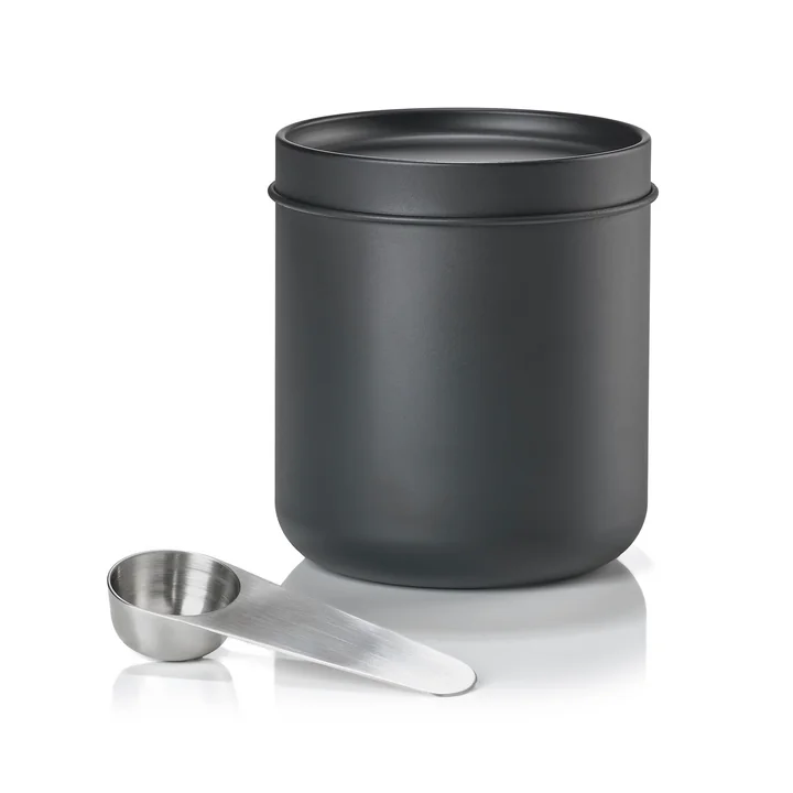 Zone Denmark - Singles Kaffeedose mit Löffel, schwarz