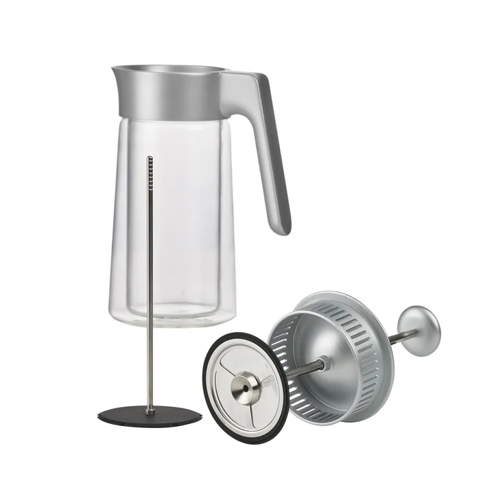 Jacob Jensen - Pressfilterkanne, 0,8 l, silber