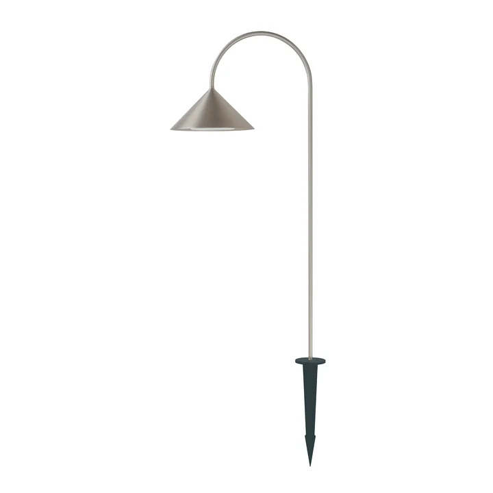 Frandsen - Grasp LED Akku-Aussenleuchte mit Erdspiess, edelstahl gebürstet